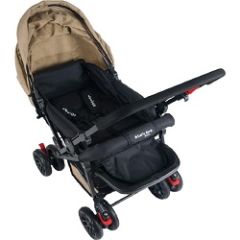 LETS GO BABY ÇİFT YÖNLÜ BEBEK ARABSI TAM YATARLI SIRTLIK