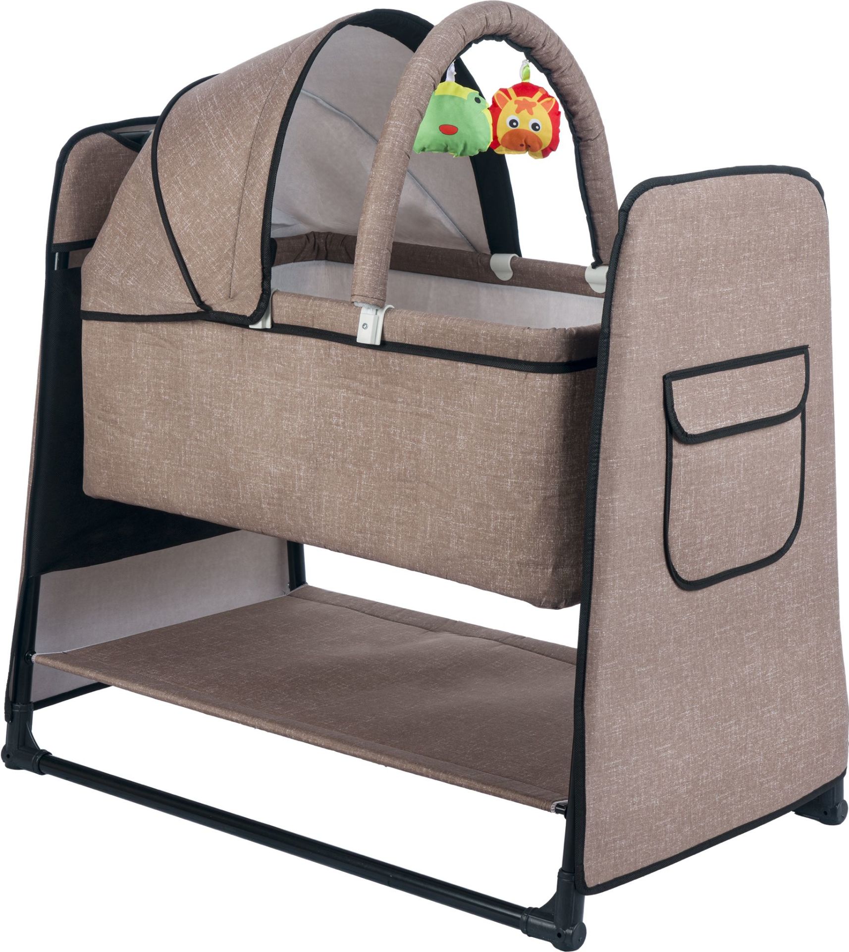 ALDERON BABY LEİA BARLI TENTELİ SALLANIR LÜX BEŞİK