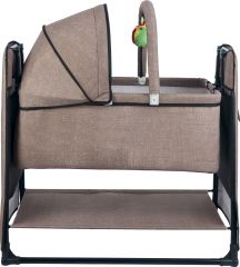 ALDERON BABY LEİA BARLI TENTELİ SALLANIR LÜX BEŞİK