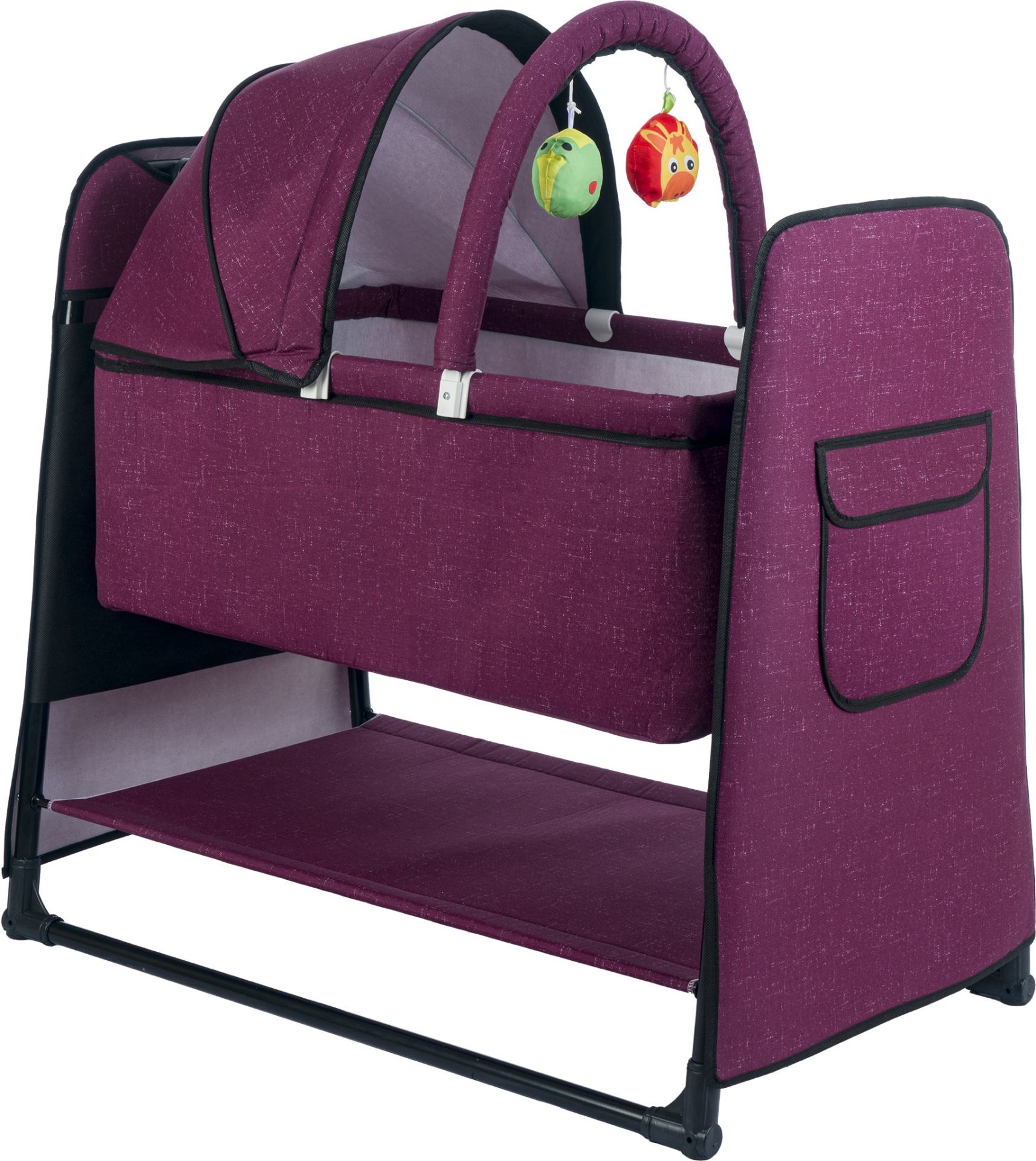 ALDERON BABY LEİA BARLI TENTELİ SALLANIR LÜX BEŞİK
